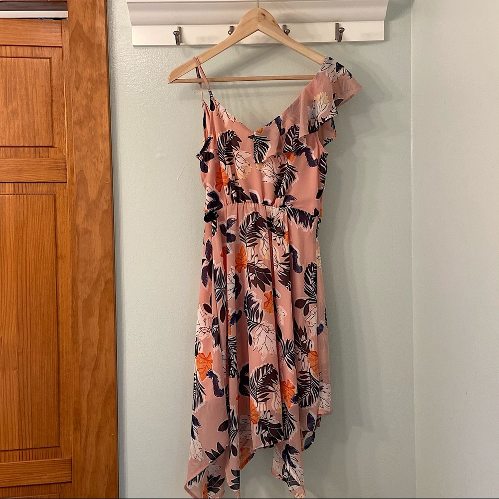 a new day Summer Dress - floral asymmetrical